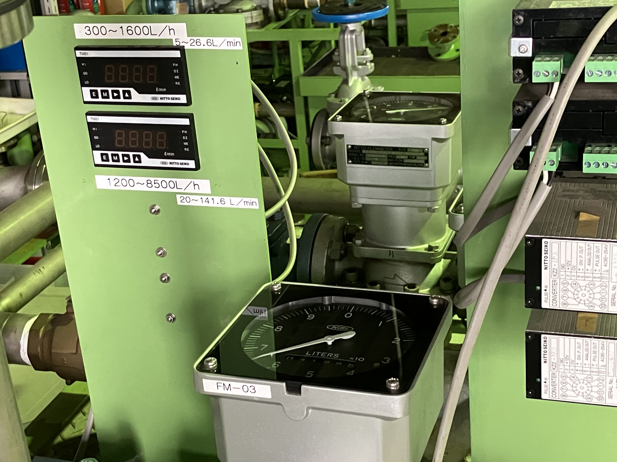 各種流量計を用いた計測